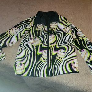 Disneyland park nightmare before Christmas windbreaker reversible